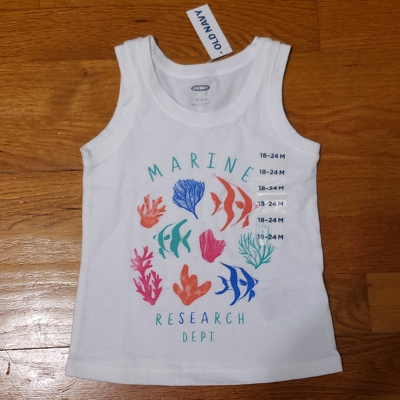 Old Navy Beachy Tanktop 18-24m Baby Girl / Toddler Girl - Picture 2 of 6